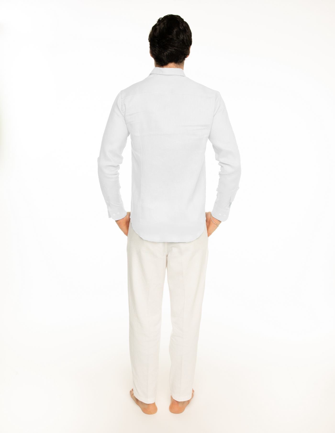 Camisa de lino BLANCA