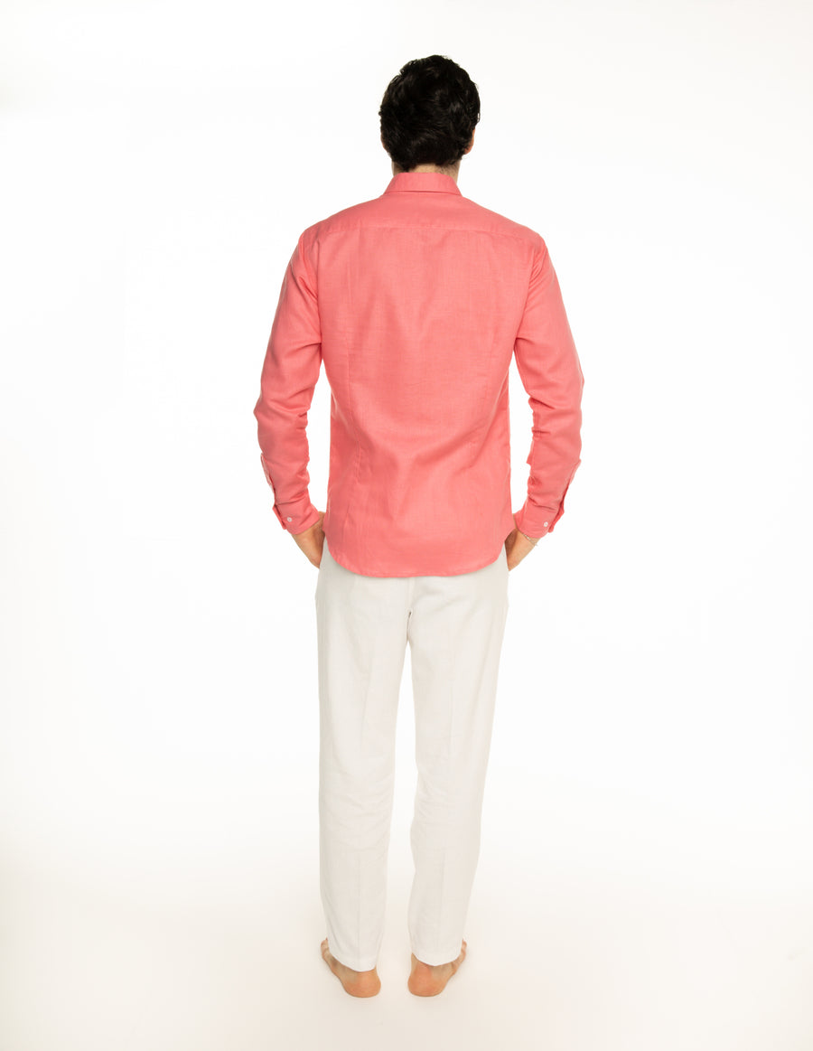 Camisa de lino ROSA