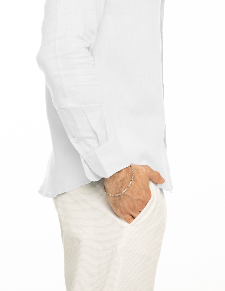 Camisa de lino BLANCA